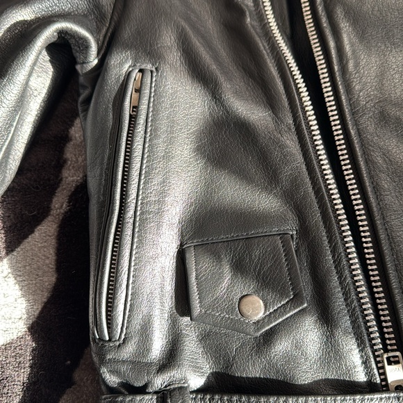 Leather Biker Jacket - Picture 7 of 12